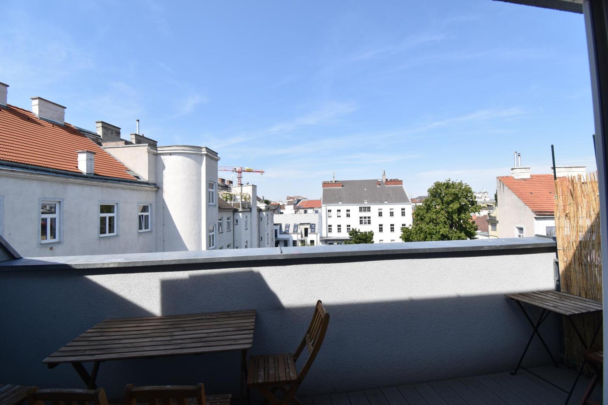 Moderne Maisonette Mit Terrasse Wenen Buitenkant foto
